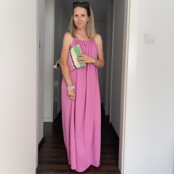 výška modelky 162cm, farba Orgován 140