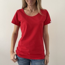 Women's t-shirt with a neckline